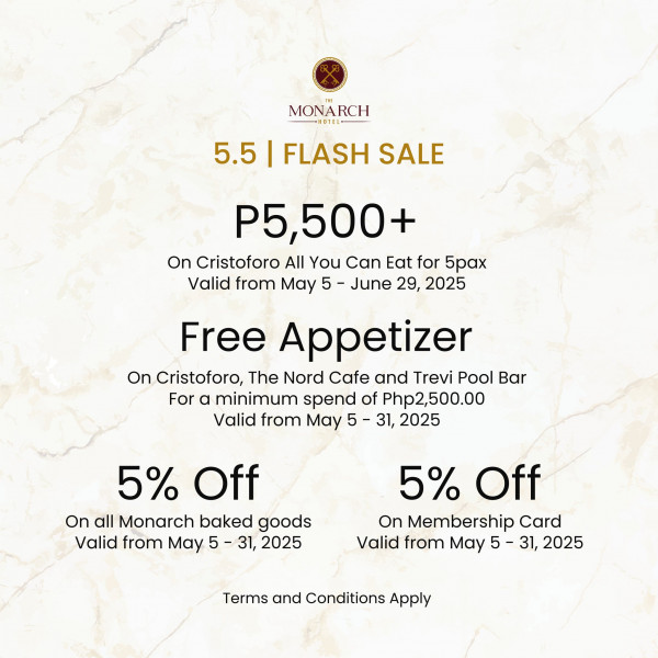 5.5 Flash Sale - Dining Offer